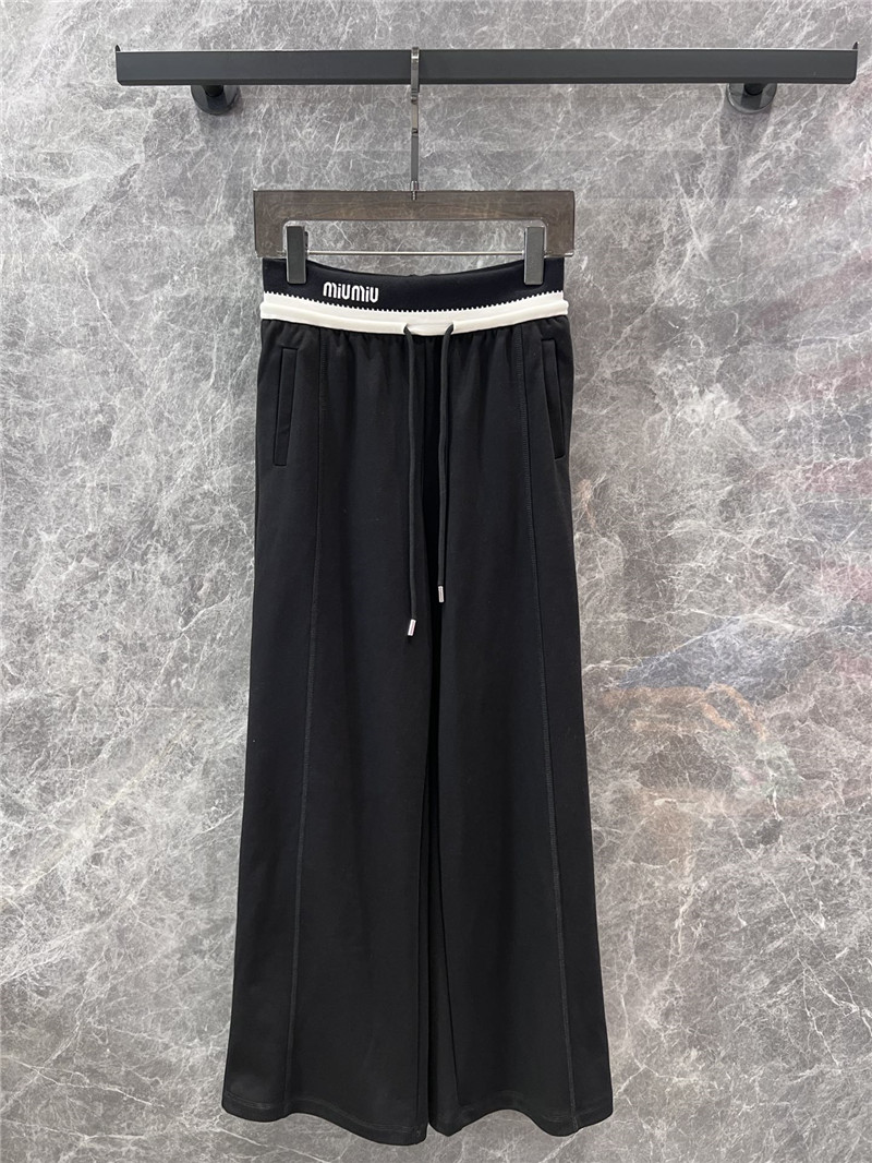 M1um1u casual wide-leg pants replica clothing sites