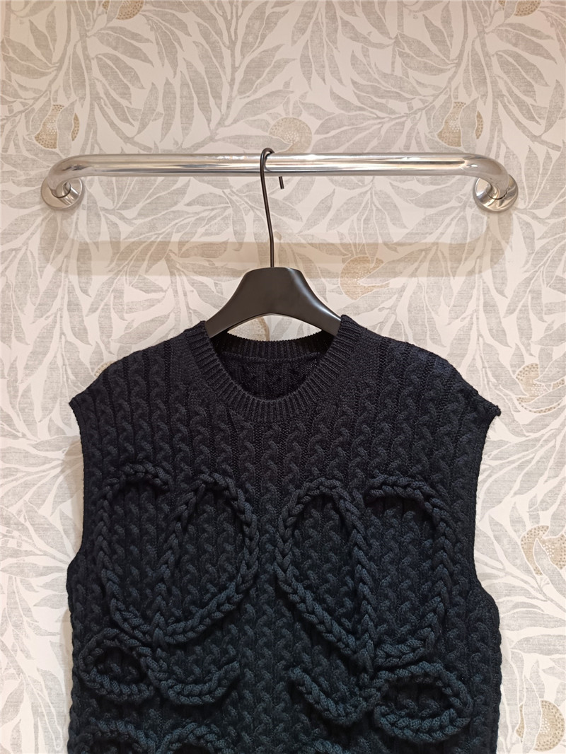 L0ew* braided silhouette vest replica d&g clothing