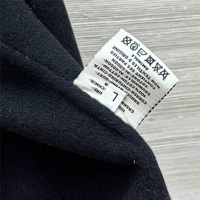 H**me5 black wool bomber jacket