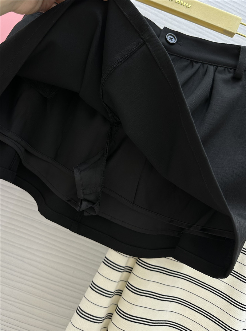 M1um1u striped polo long-sleeved suit replicas clothes