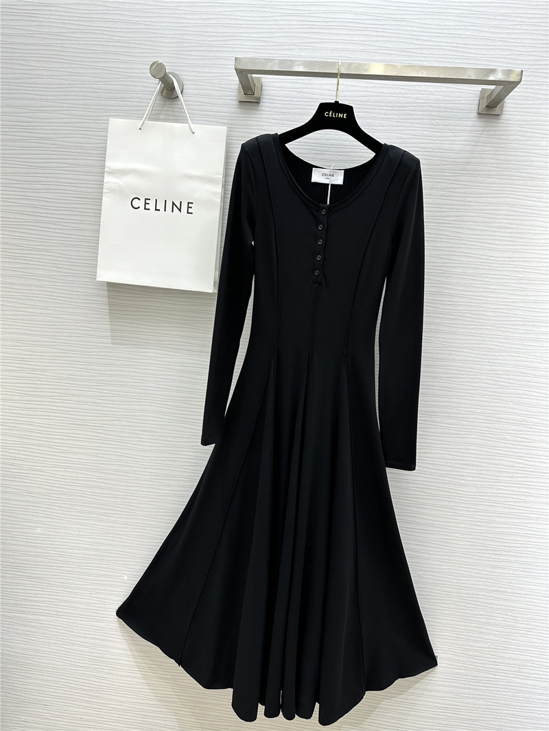 Ce1i*e long sleeve flared dress replica d&g clothing