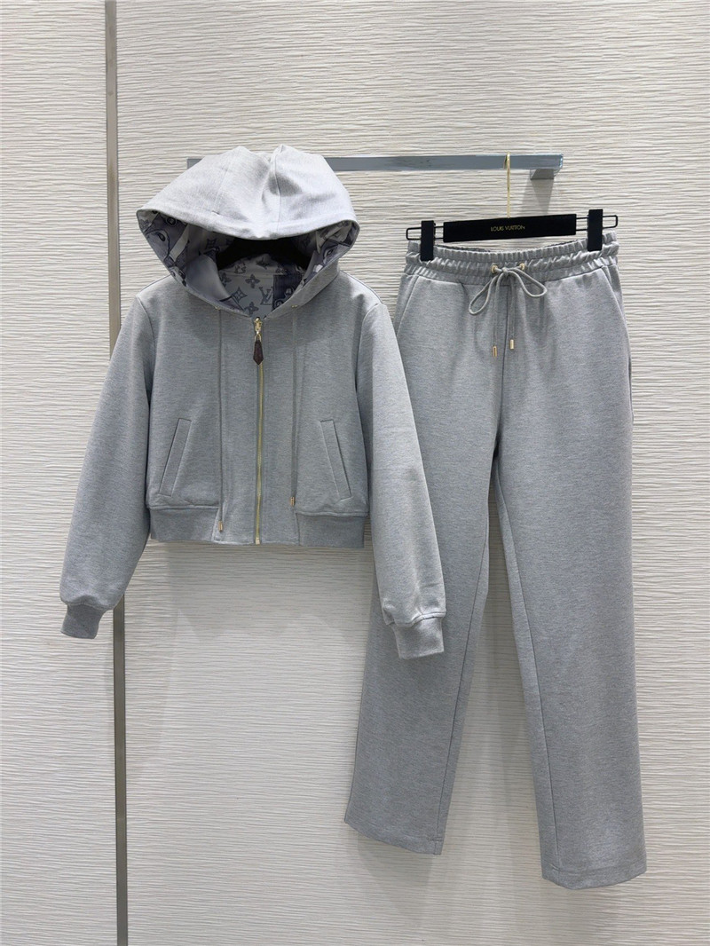 l0vis Vvtt0n lv sweater jacket + sports trousers set replica clothes