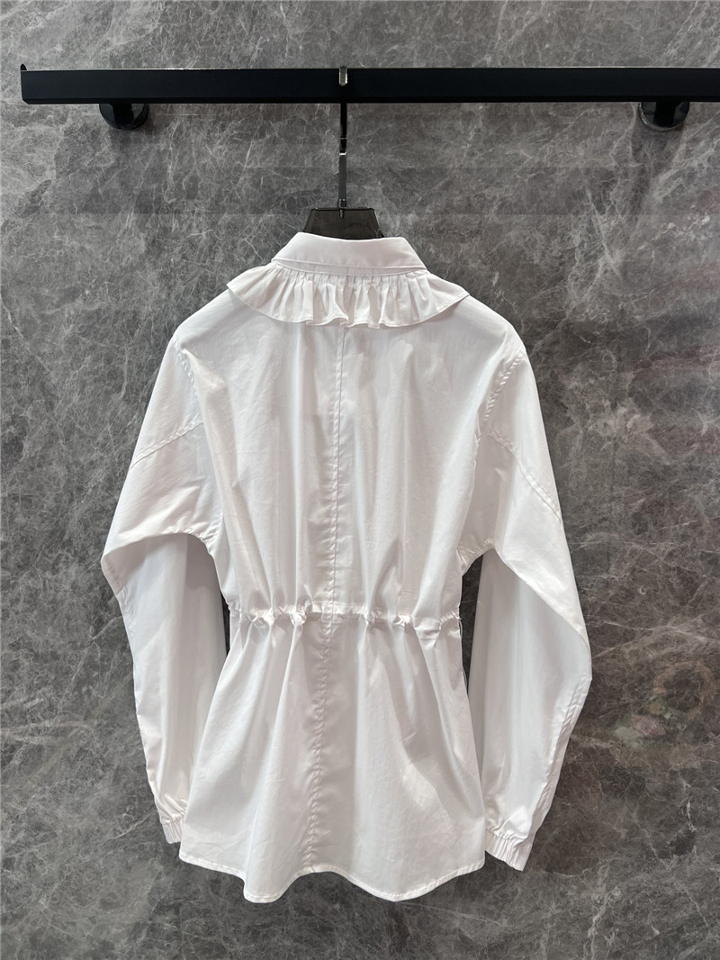 H**me5 slim waist zipper shirt jacket replica clothes