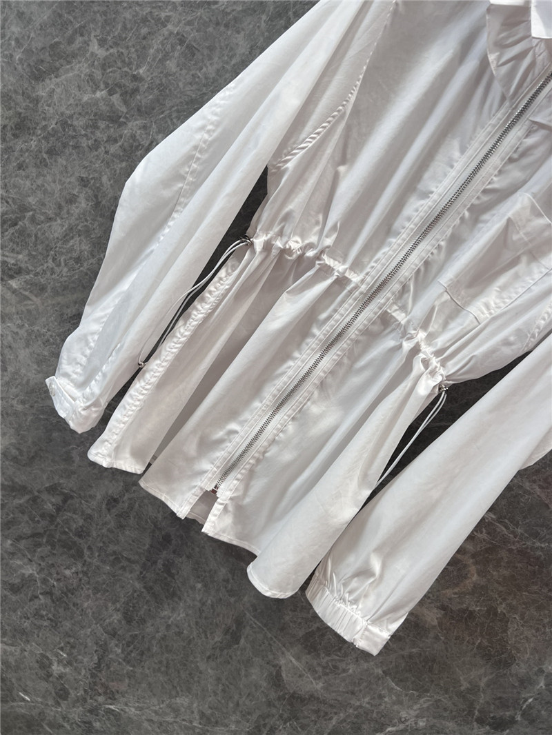 H**me5 slim waist zipper shirt jacket replica clothes