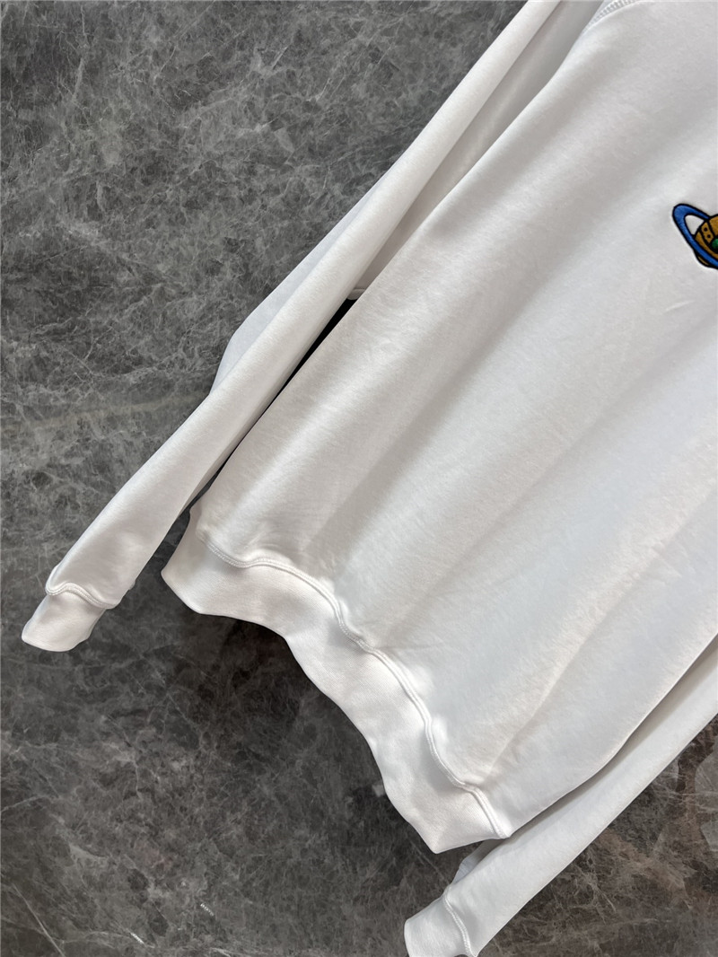 Vivienne Westwood Logo Crew Neck Sweatshirt White