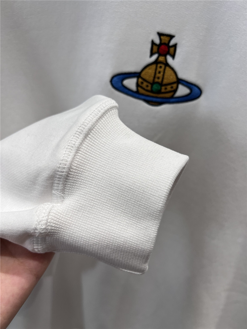 Vivienne Westwood Logo Crew Neck Sweatshirt White