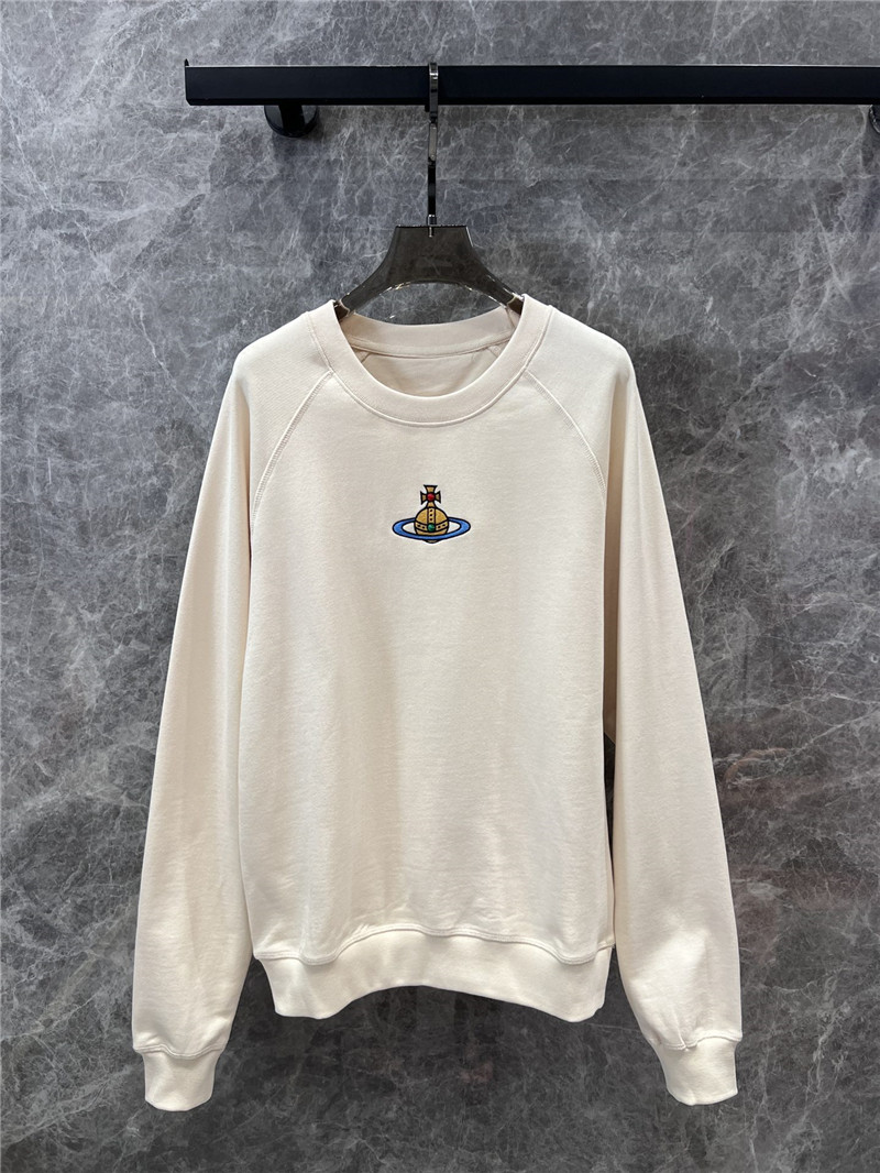 Vivienne Westwood Logo Crew Neck Sweatshirt Off-White