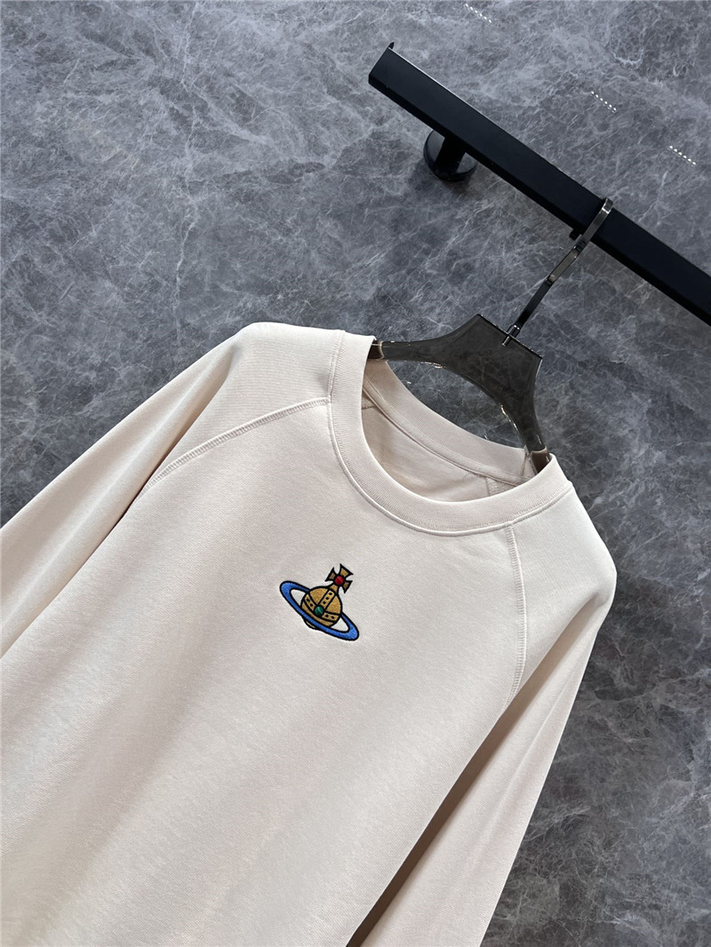 Vivienne Westwood Logo Crew Neck Sweatshirt Off-White