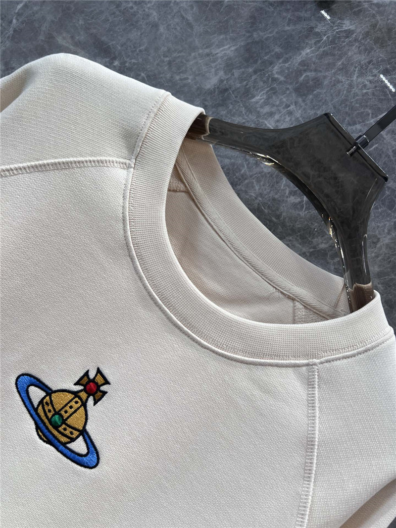 Vivienne Westwood Logo Crew Neck Sweatshirt Off-White