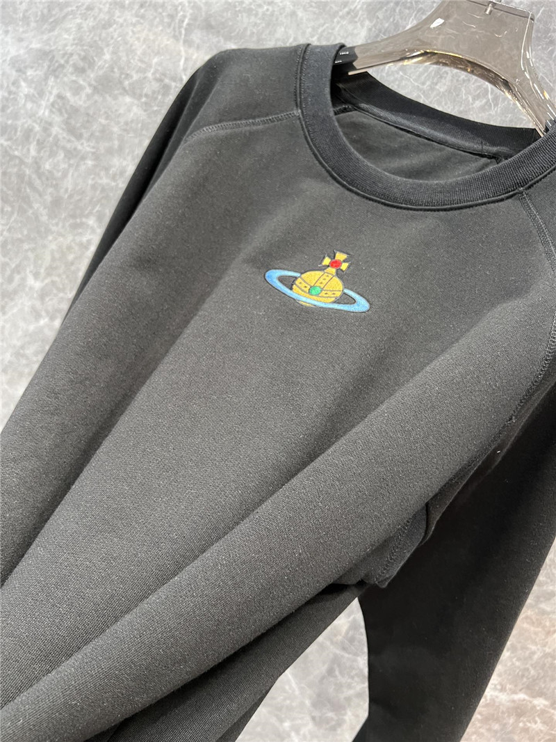 Vivienne Westwood Logo Crew Neck Sweatshirt Grey