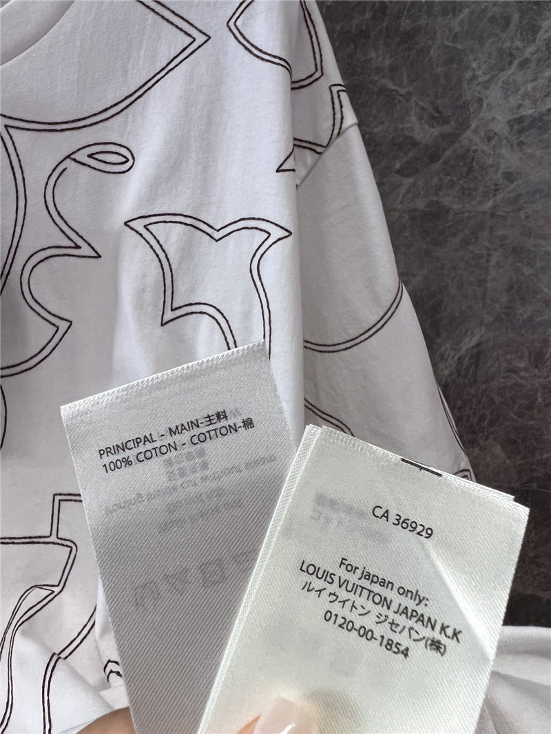 l0vis Vvtt0n lv round neck short sleeve t-shirt replica clothes