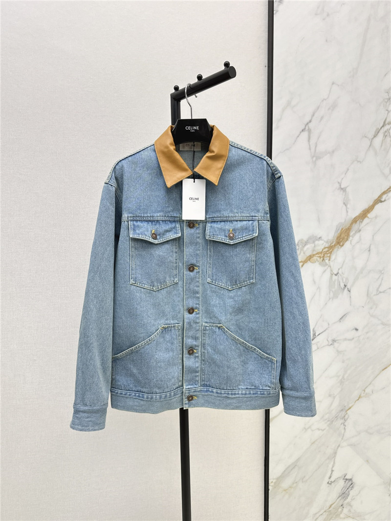Ce1i*e loose-fitting denim jacket replica clothes
