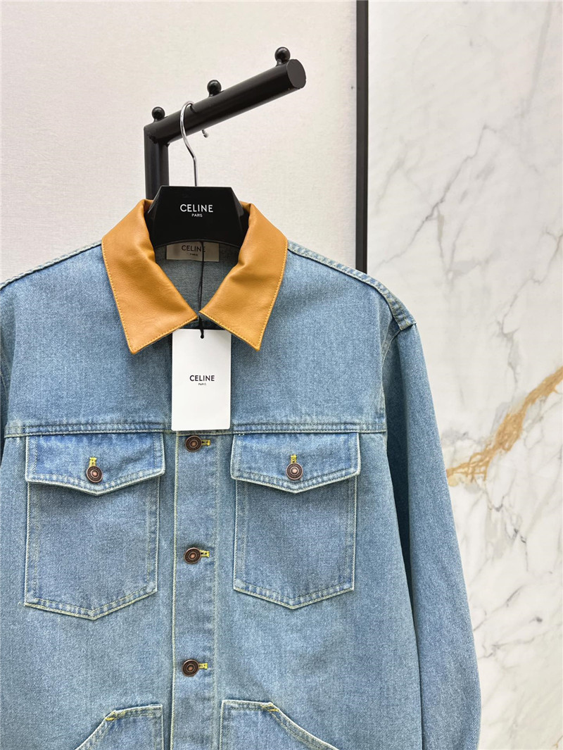 Ce1i*e loose-fitting denim jacket replica clothes
