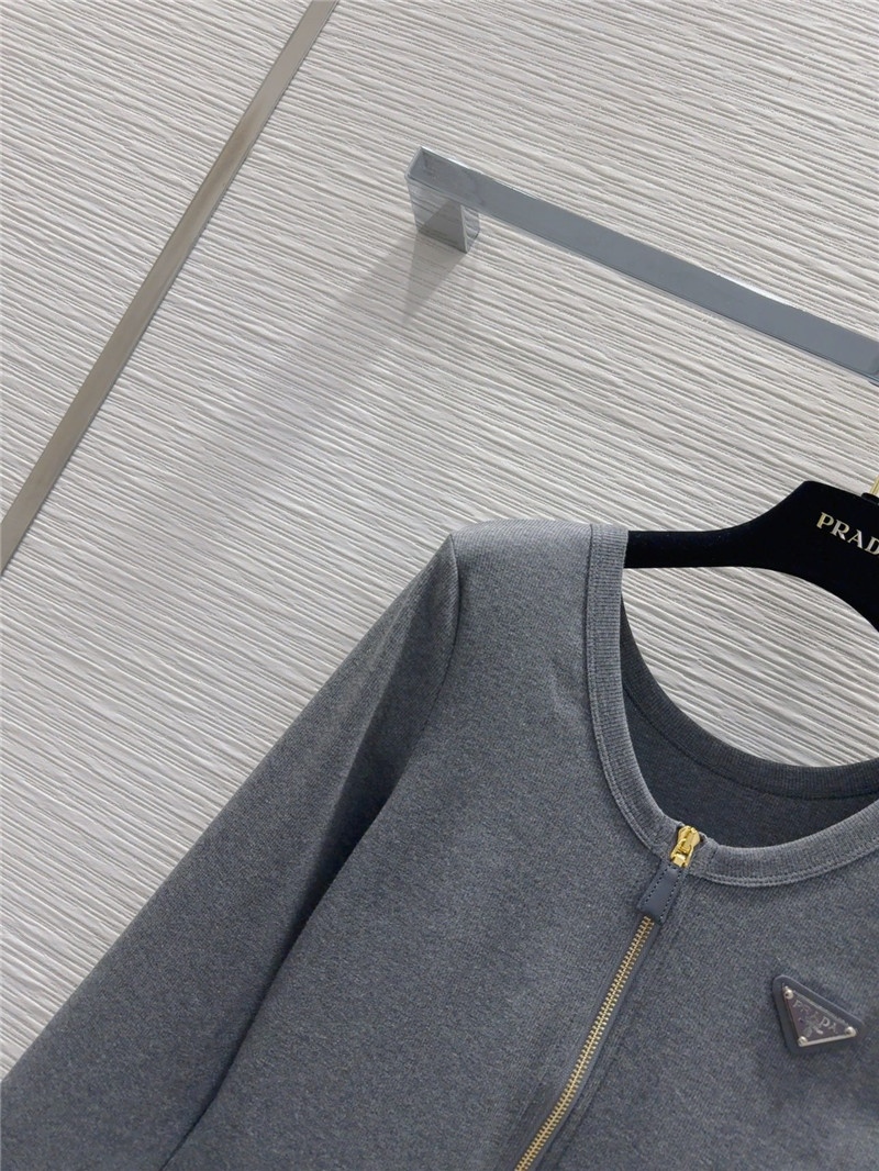 Pra*a zipper long skirt replicas clothes