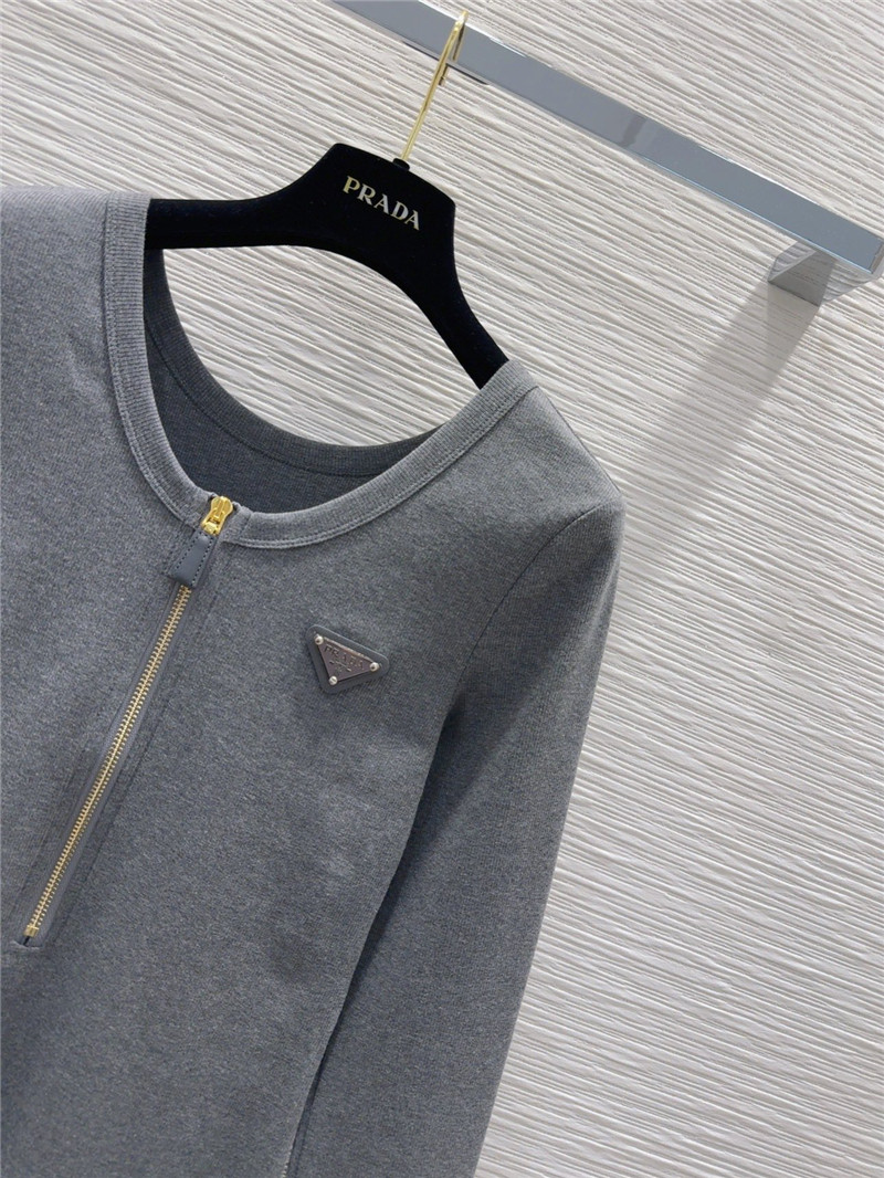 Pra*a zipper long skirt replicas clothes