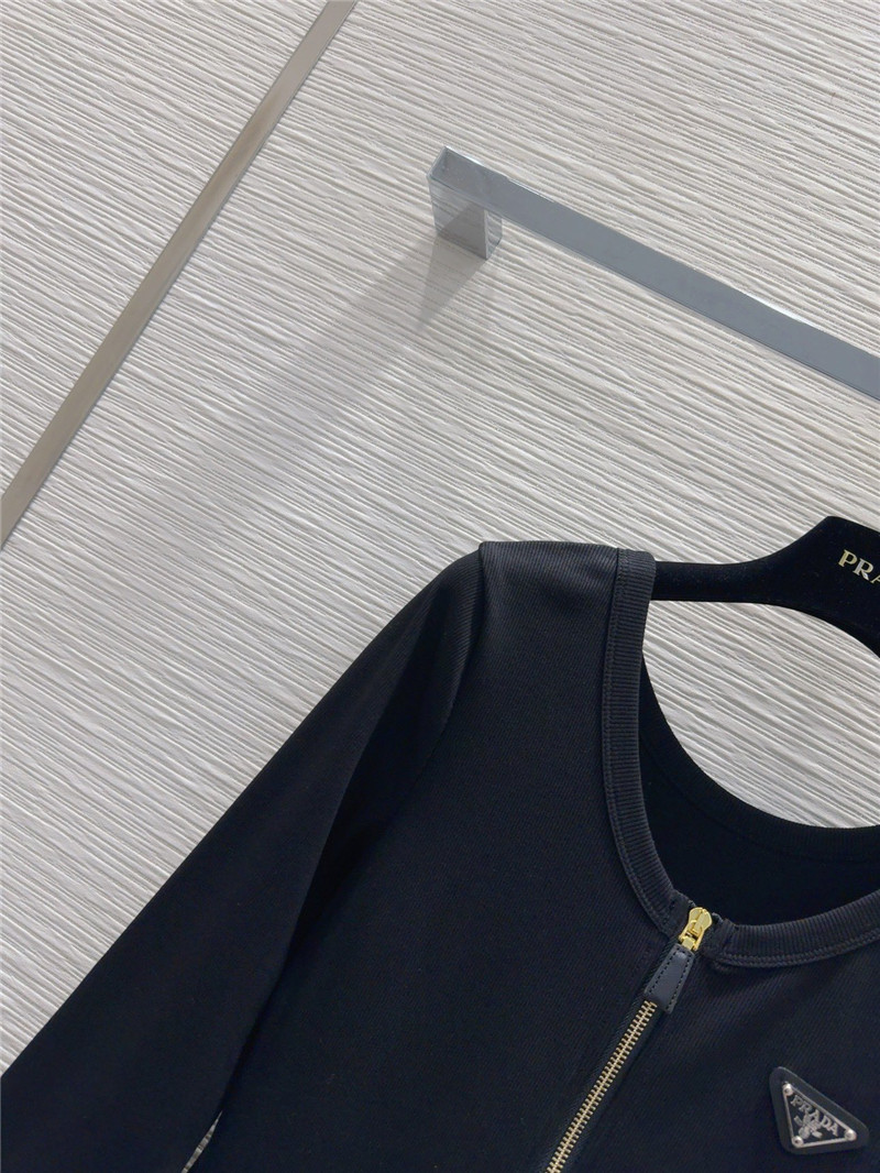 Pra*a zipper long skirt replicas clothes