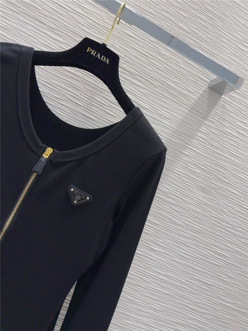 Pra*a zipper long skirt replicas clothes