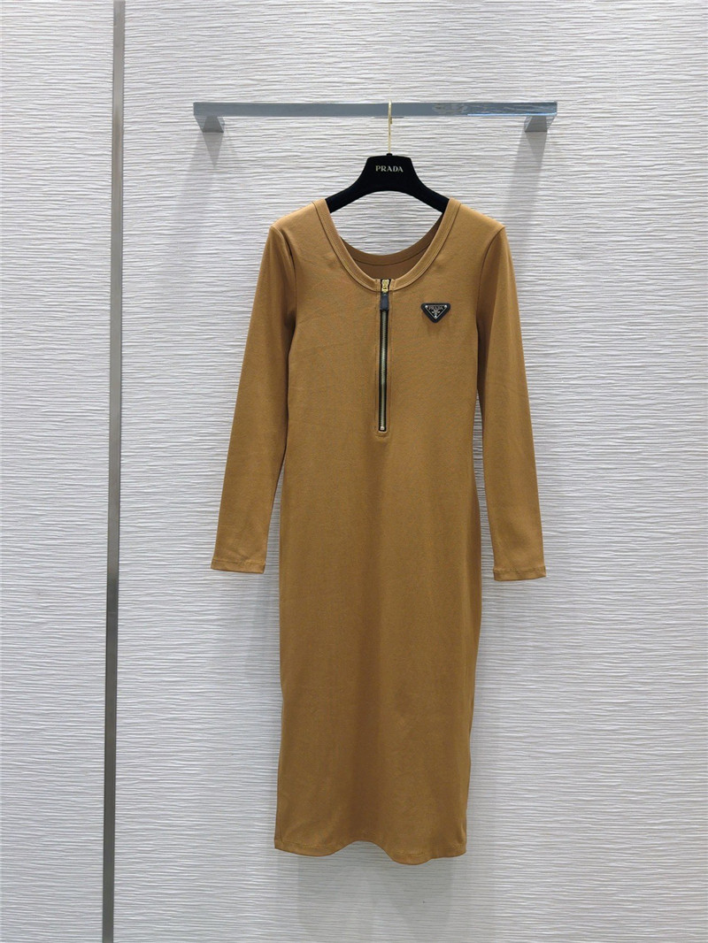 Pra*a zipper long skirt replicas clothes