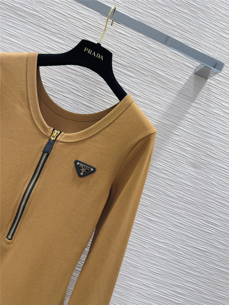 Pra*a zipper long skirt replicas clothes