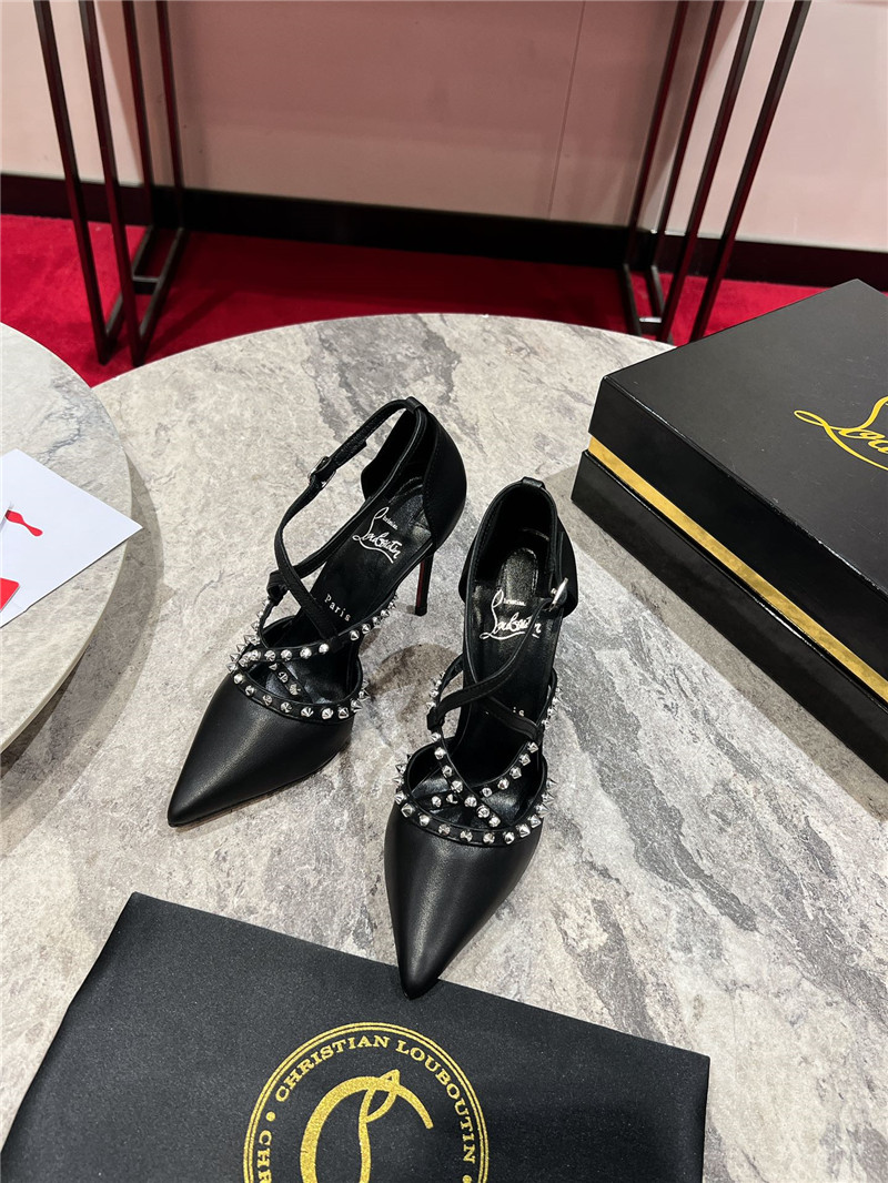 Chr1st1an louboutin tatooshka spikes pump black