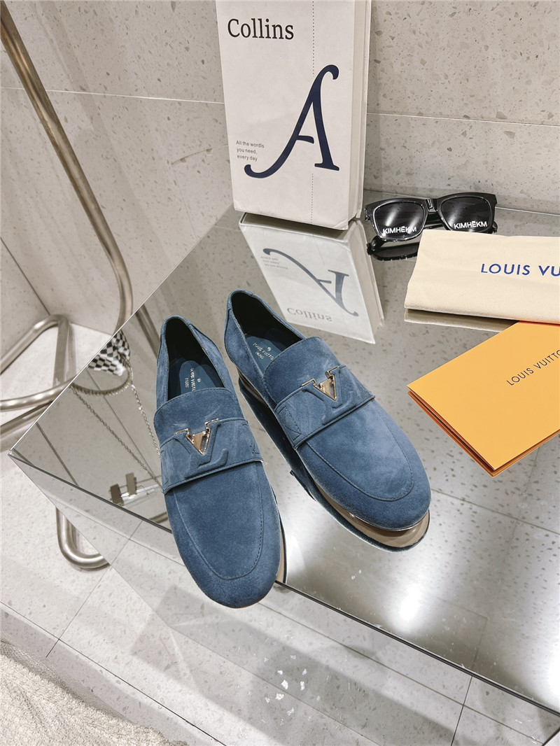 l0vis Vvtt0n capri loafers blue suede