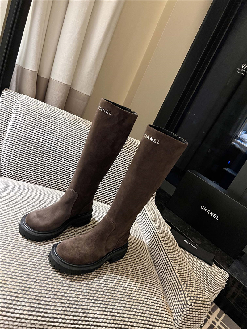 Ch**el women¡¯s suede knee-high boots