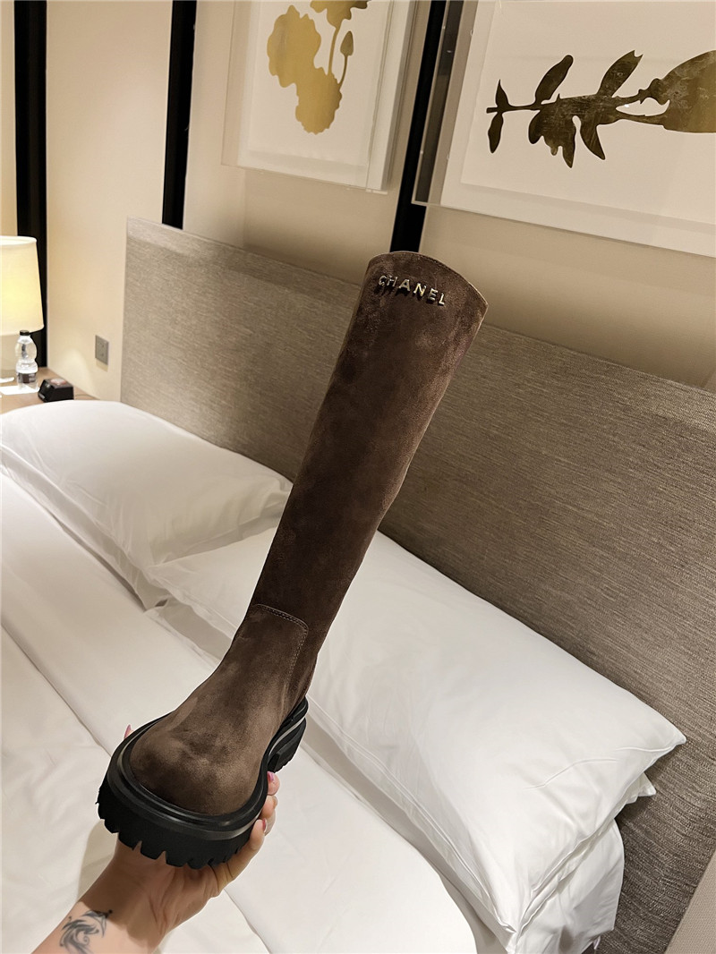 Ch**el women¡¯s suede knee-high boots