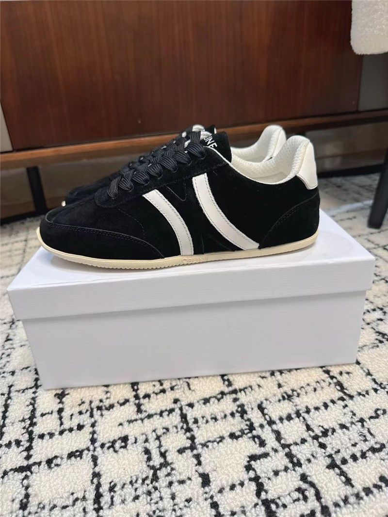 Ce1i*e black suede sneakers