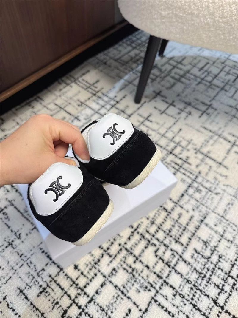 Ce1i*e black suede sneakers