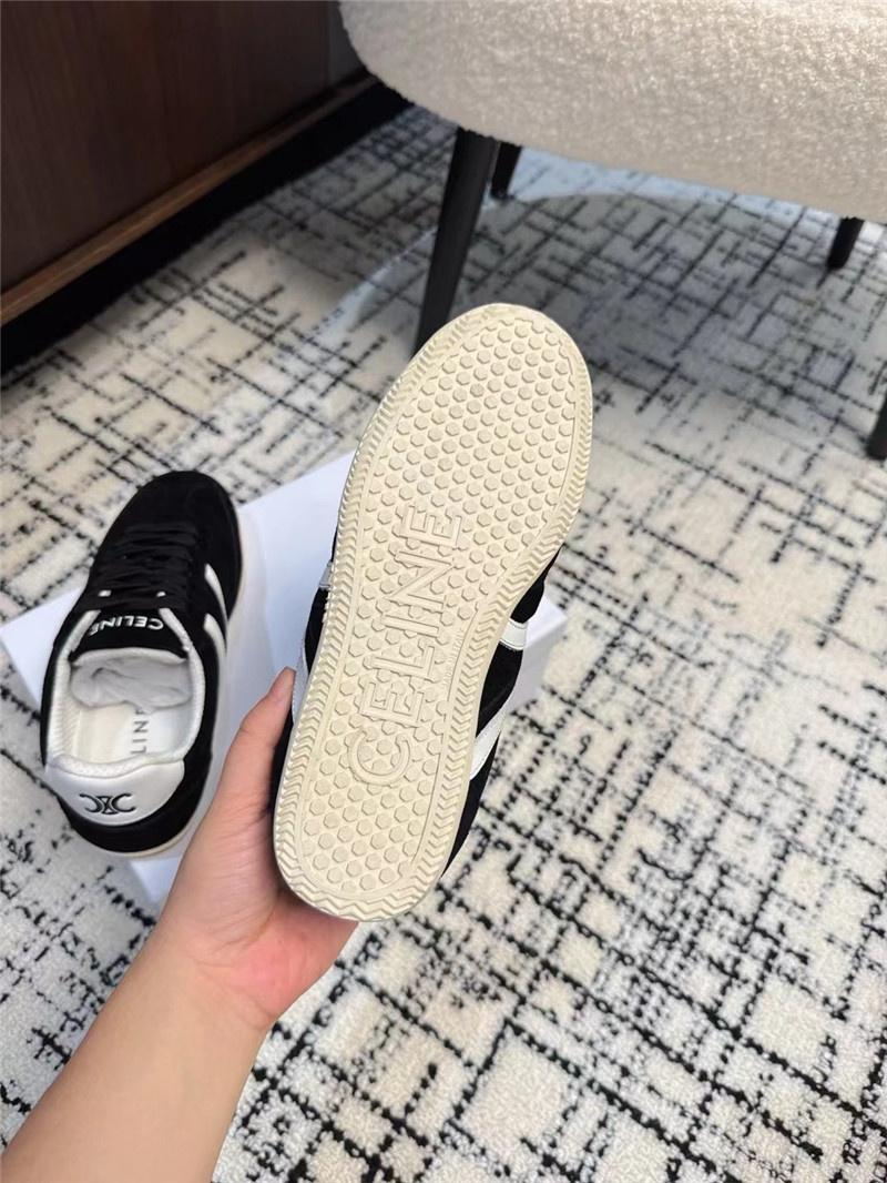 Ce1i*e black suede sneakers