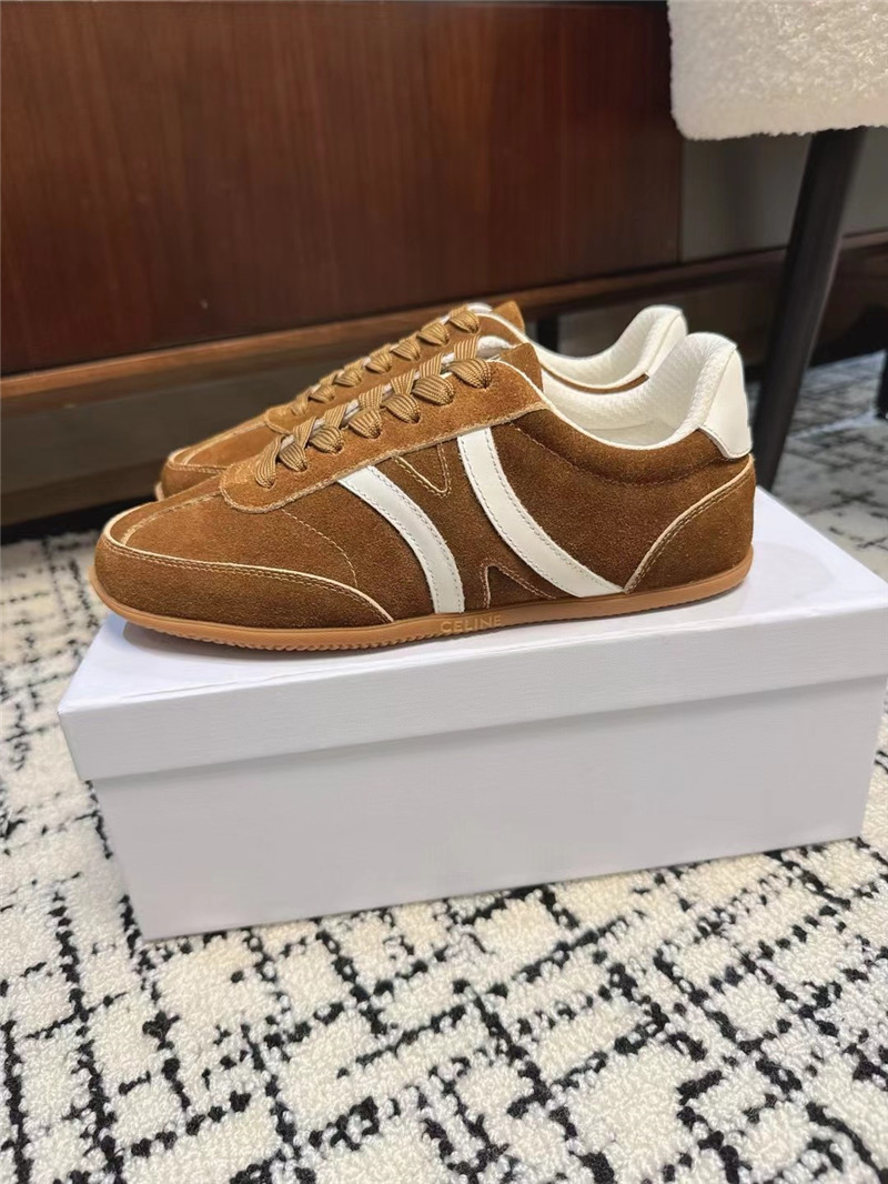 Ce1i*e brown suede sneakers