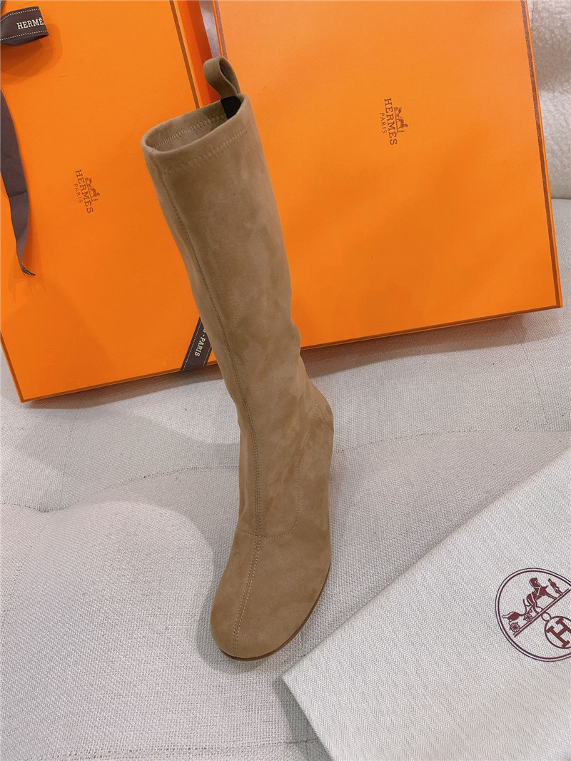 H**me5 women’s suede mid calf boots