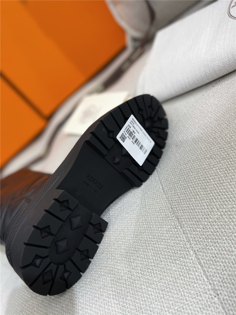 H**me5 fuji knee high boot in black