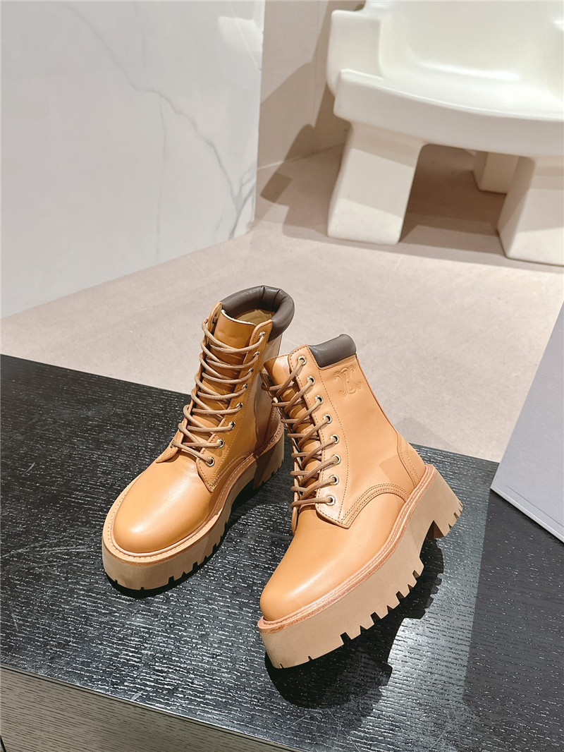 Ce1i*e triomphe rangers lace-up boots in brown