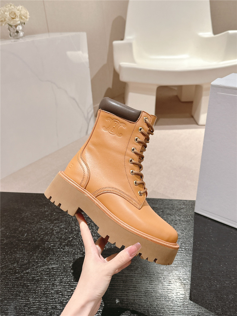 Ce1i*e triomphe rangers lace-up boots in brown