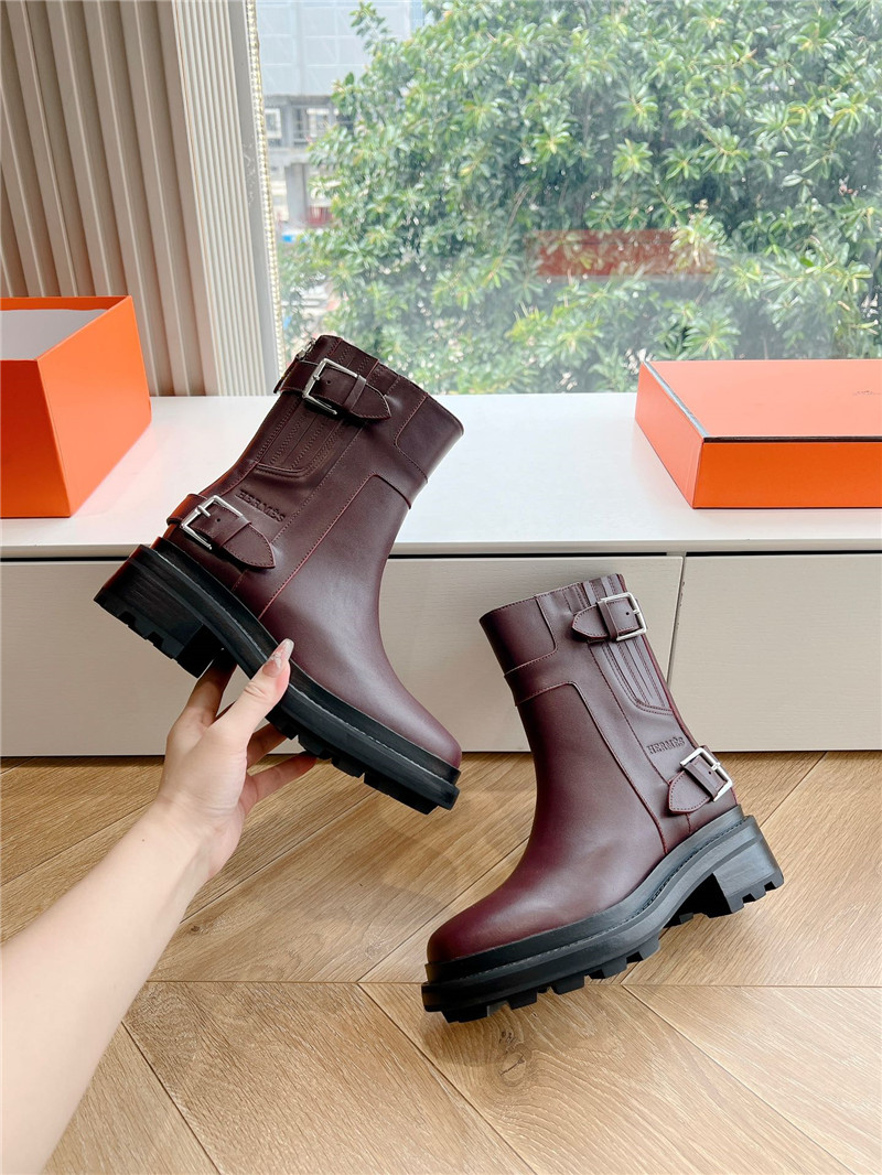 H**me5 burgundy jaimy boots