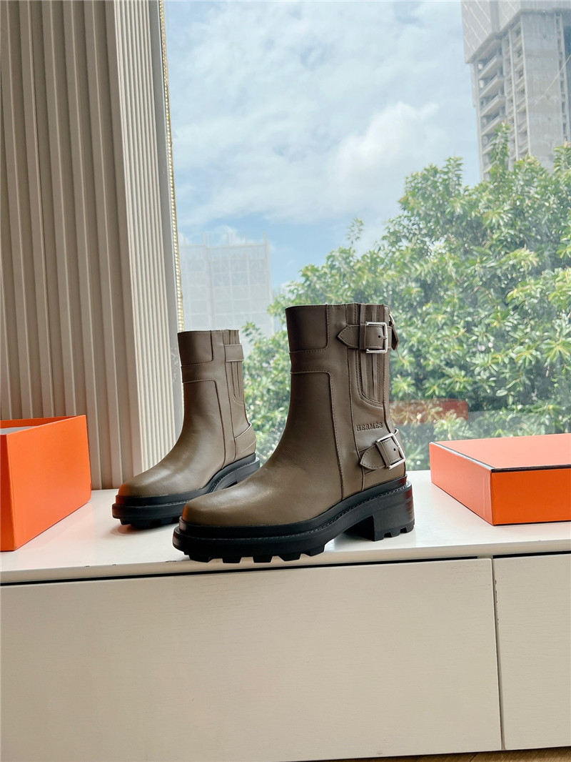 H**me5 beige jaimy ankle boots