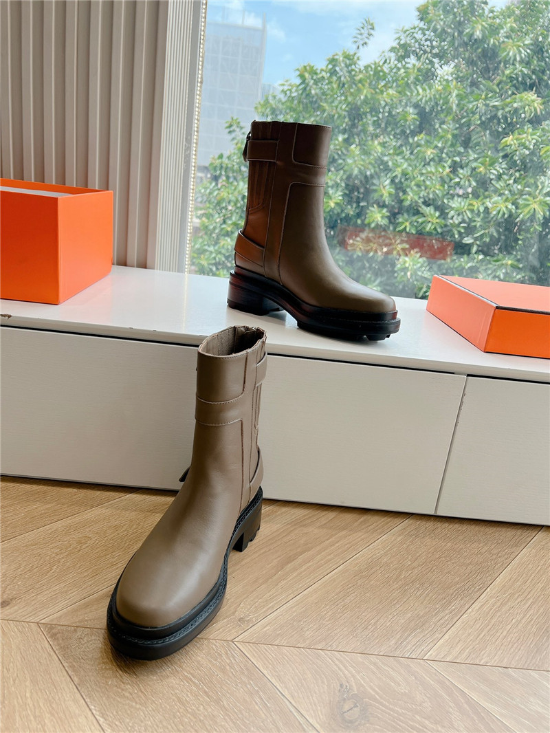 H**me5 beige jaimy ankle boots