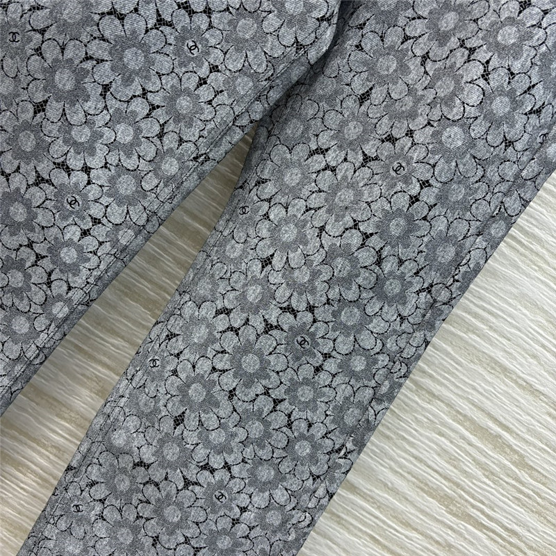 Ch**el l high waist straight pants