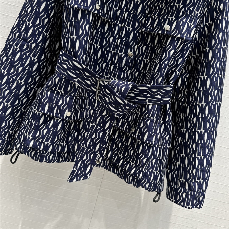 D10r jacquard parka jacket