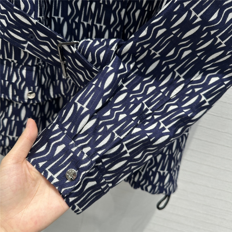 D10r jacquard parka jacket