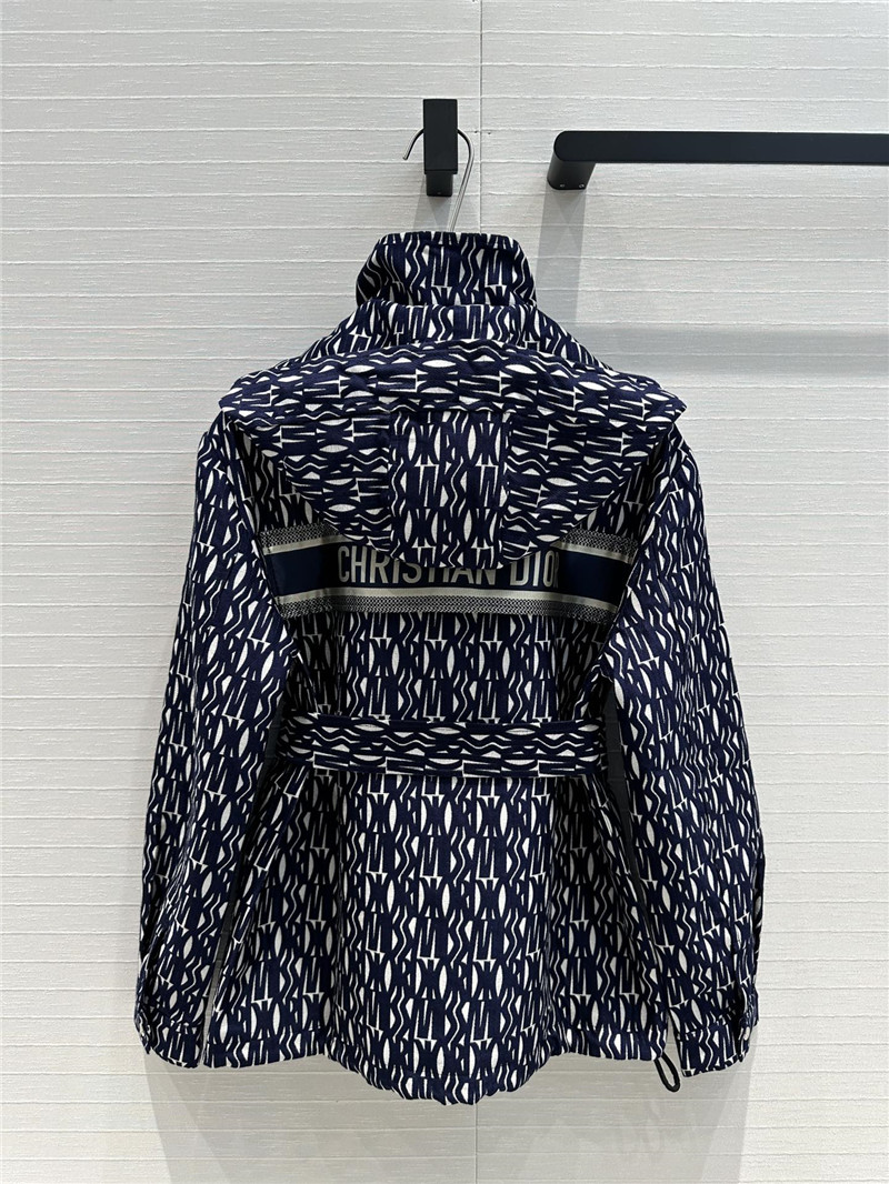 D10r jacquard parka jacket