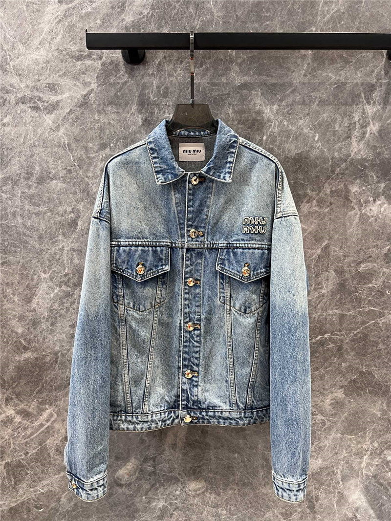 M1um1u denim jacket
