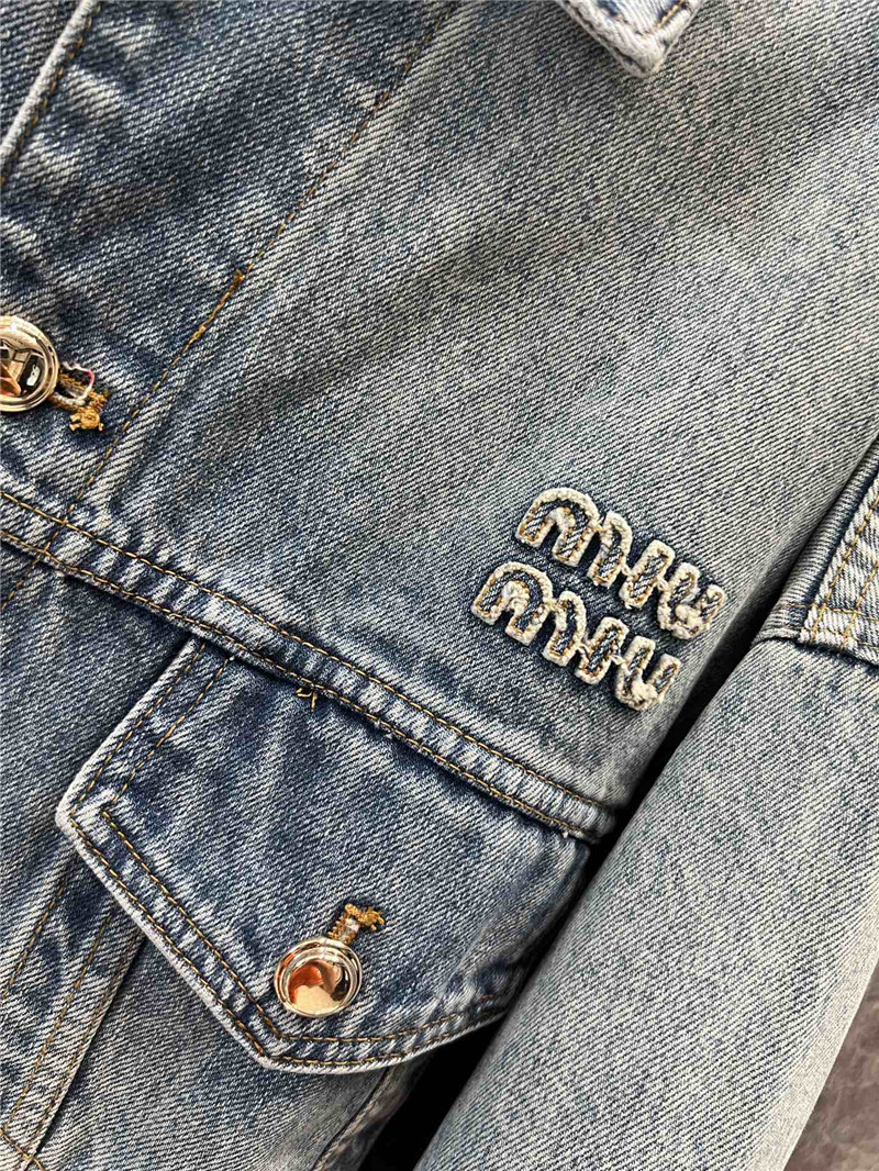 M1um1u denim jacket
