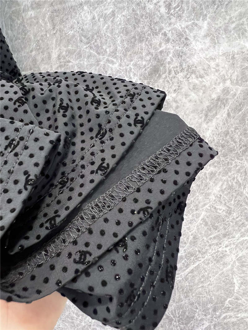 Ch**el ruffled halterneck camisole