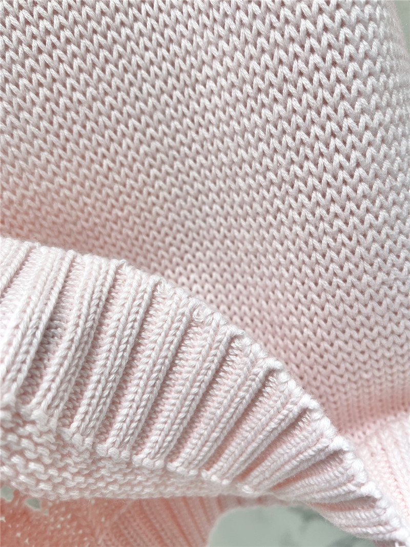 Pra*a open-knit pointelle sweater pink