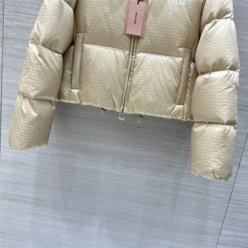 M1um1u short down jacket