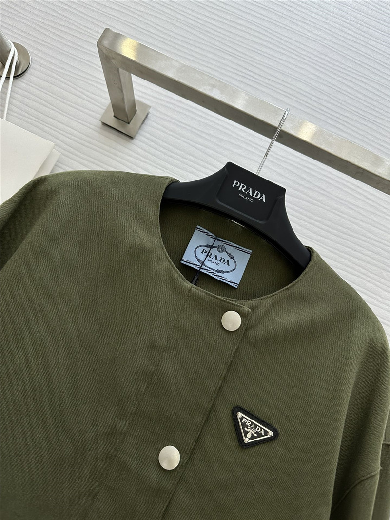 Pra*a crew neck jacket