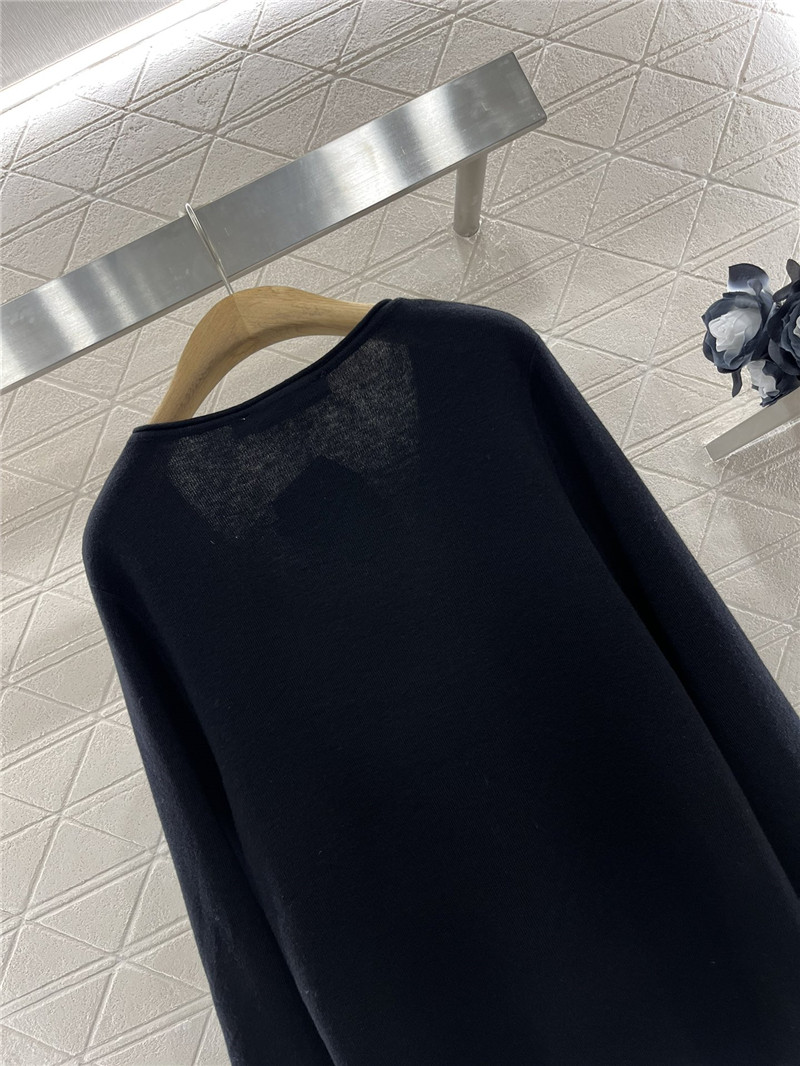 D10r crewneck vintage wool sweater navy