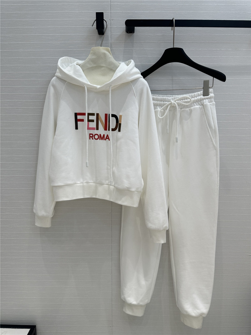 F**di printed sweatshirt set
